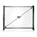 Pantalla de proyección de sobremesa ultraportátil Epson ES1000 , 50" - Negro/Blanco