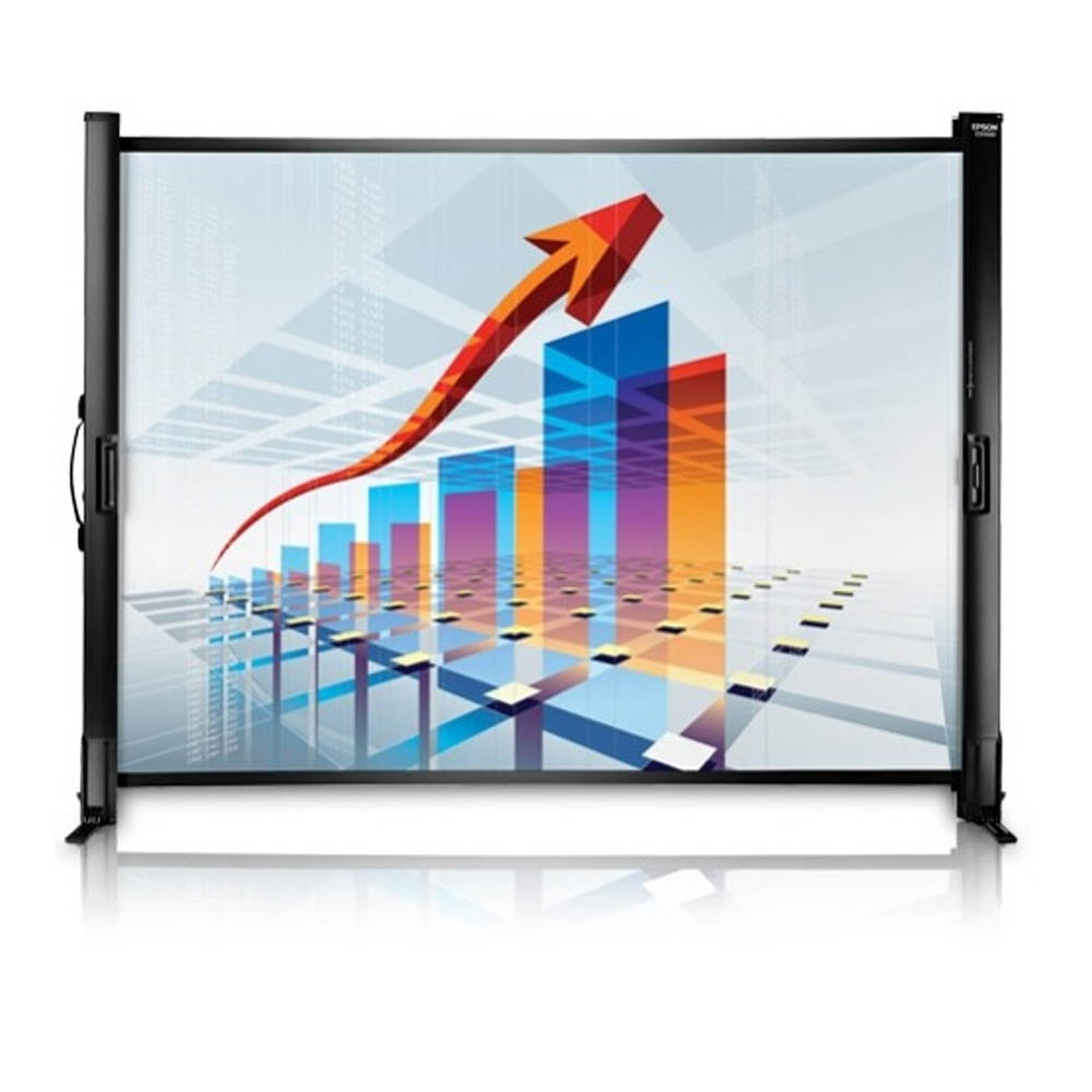 Pantalla de proyección de sobremesa ultraportátil Epson ES1000 , 50" - Negro/Blanco