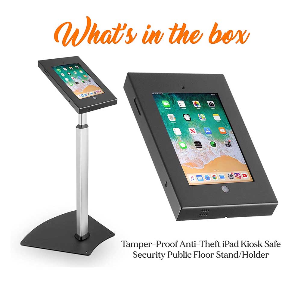 Soporte de suelo para iPad Pyle PSPADLK5 - Negro