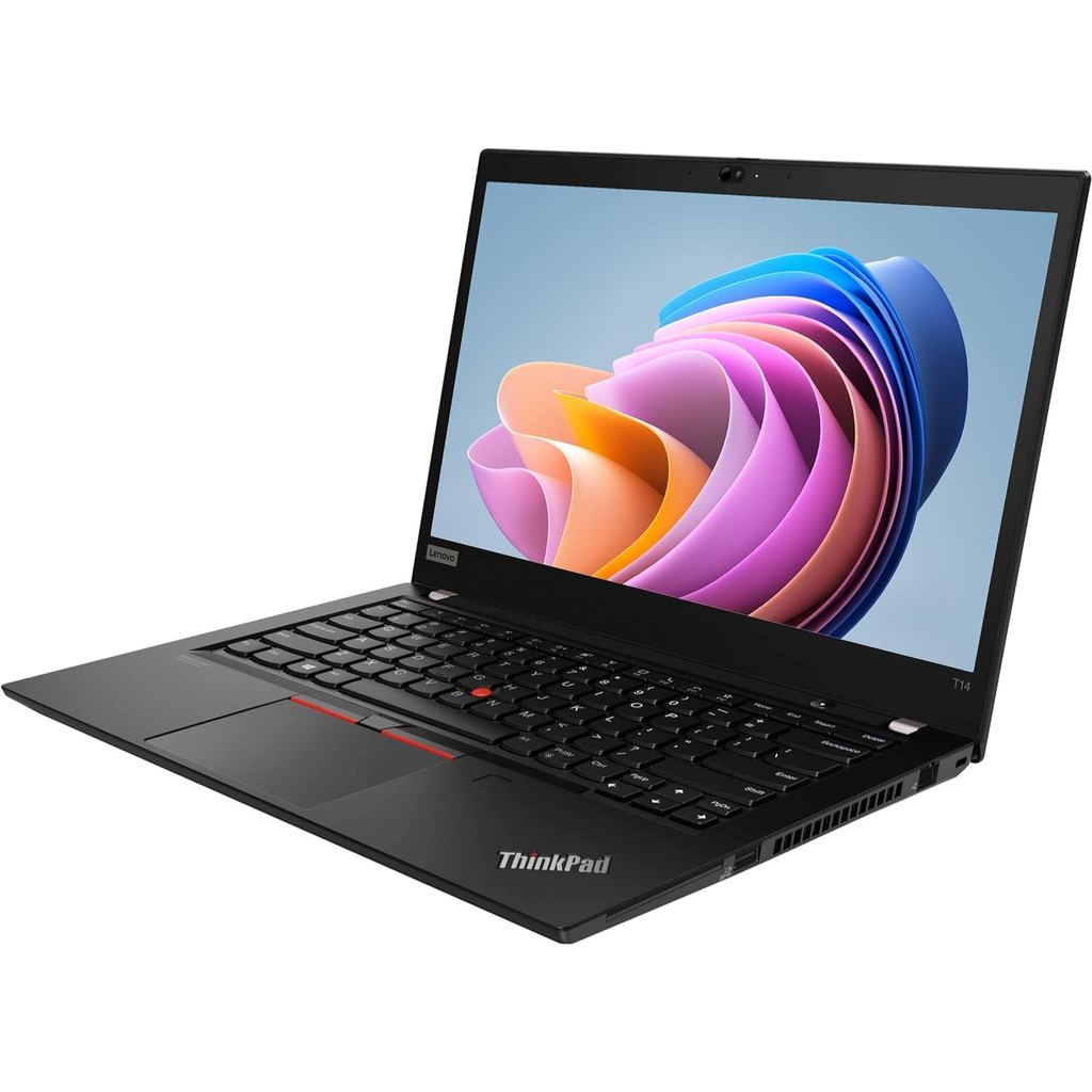 Lenovo ThinkPad T14 Gen 1 Refurbished – 14" FHD, Intel Core i5-10310U, 16GB RAM, 256GB SSD, Windows 11 Pro, Black (Grade AB)