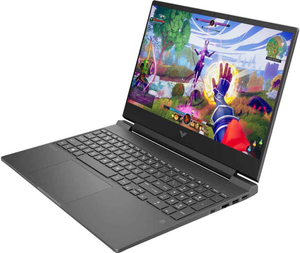 HP VICTUS 15-FB3093 GAMING AMD Ryzen™ 7 7445HS 512GB SSD 16GB 15.6" (1920x1080) 144Hz WIN11 NVIDIA® RTX 4050 6144MB MICA SILVER Backlit Keyboard