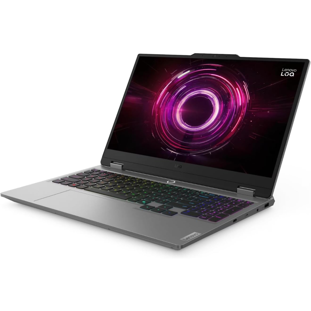 Lenovo LOQ 15AHP10 – Laptop Gamer 15.6" FHD 144Hz, AMD Ryzen 7 250, NVIDIA RTX 5050 8GB, 16GB RAM, 1TB SSD, Windows 11, Luna Gray, Teclado Retroiluminado (Nuevo)