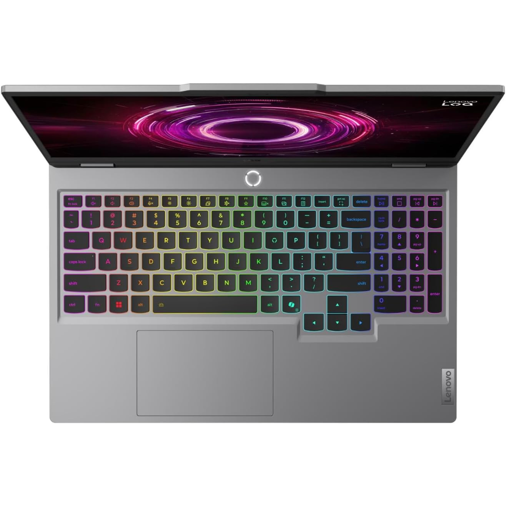 Lenovo LOQ 15AHP10 – Laptop Gamer 15.6" FHD 144Hz, AMD Ryzen 7 250, NVIDIA RTX 5050 8GB, 16GB RAM, 1TB SSD, Windows 11, Luna Gray, Teclado Retroiluminado (Nuevo)