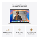 Apple MacBook Air 13″ (2025) Chip M4 | CPU 10 núcleos | GPU 10 núcleos | 16GB RAM | 512GB SSD | Pantalla Liquid Retina | Color Starlight | Nueva