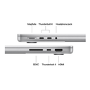 Apple MacBook Pro 14" M5 – 10-Core CPU, 10-Core GPU, 16GB RAM, 512GB SSD, Pantalla Liquid Retina XDR 3024×1964, Color Silver (Nuevo)