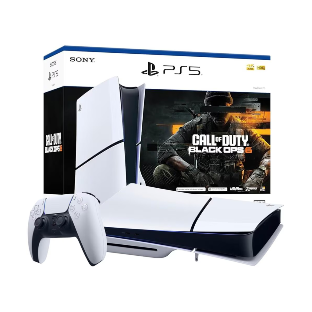 PlayStation 5 Digital Edition Bundle – Consola PS5 1TB + Call of Duty: Black Ops 6, Gráficos 4K, Wi-Fi 6