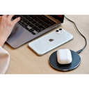 Energizer MAX 15W – Base de Carga Inalámbrica Qi, Carga Rápida, Antideslizante, Compatible con iPhone y Android, Color Negro