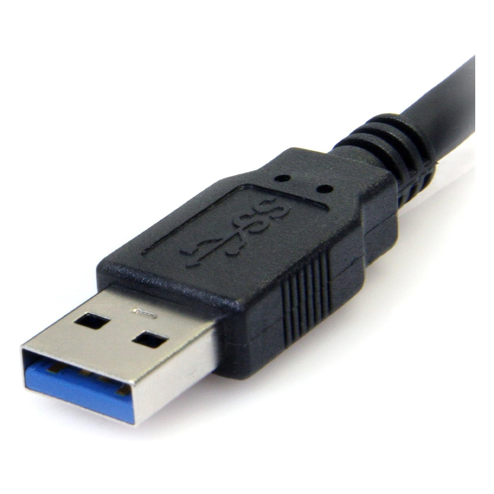 Cable de transferencia de datos StarTech.com USB3SAB6BK - 6 pies USB/USB-B - para PC, Portátil, Servidor - 1