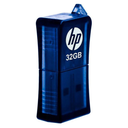 Memoria USB 32GB HP v165w | Diseño Mini Ultra Compacto | USB 2.0 | Azul Translúcido | Nuevo Sellado | Para Auto, Laptop y Tablet | Ref. HPFD165W-32