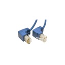 Tripp Lite Cable Patch Cat6 UTP Moldeado sin Enganches en Ángulo a la Derecha RJ-45 Macho - RJ-45 Macho, 61cm -AzulTripp Lite Cable Patch Cat6 UTP Moldeado sin Enganches en Ángulo a la Derecha RJ-45 Macho - RJ-45 Macho, 61cm -Azul