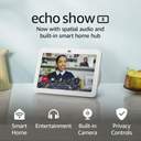 Amazon Echo Show 8 3rd Controlador de hogar digital - Alexa - IEEE 802.11a/b/g/n/ac - ZigBee, Sidewalk - Bluetooth - Blanco