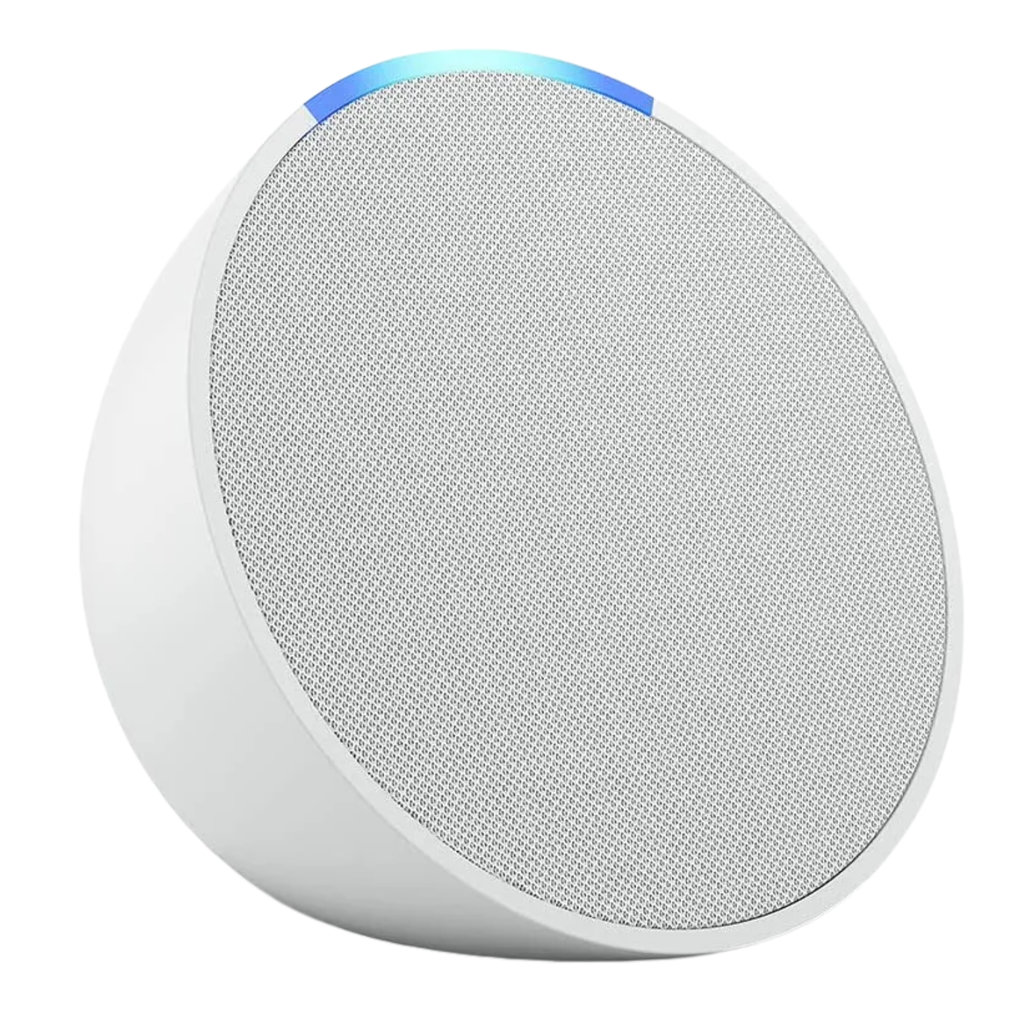 Amazon Echo Pop | Bocina inteligente y compacta con sonido definido y Alexa | Blanco | UPC: 840268921804