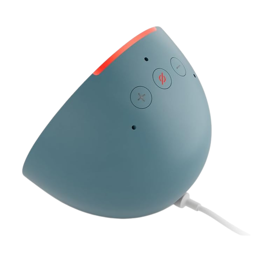 Amazon Echo Pop | Bocina inteligente y compacta con sonido definido y Alexa | Verde azulado | UPC: 840268935870