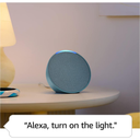 Amazon Echo Pop | Bocina inteligente y compacta con sonido definido y Alexa | Verde azulado | UPC: 840268935870