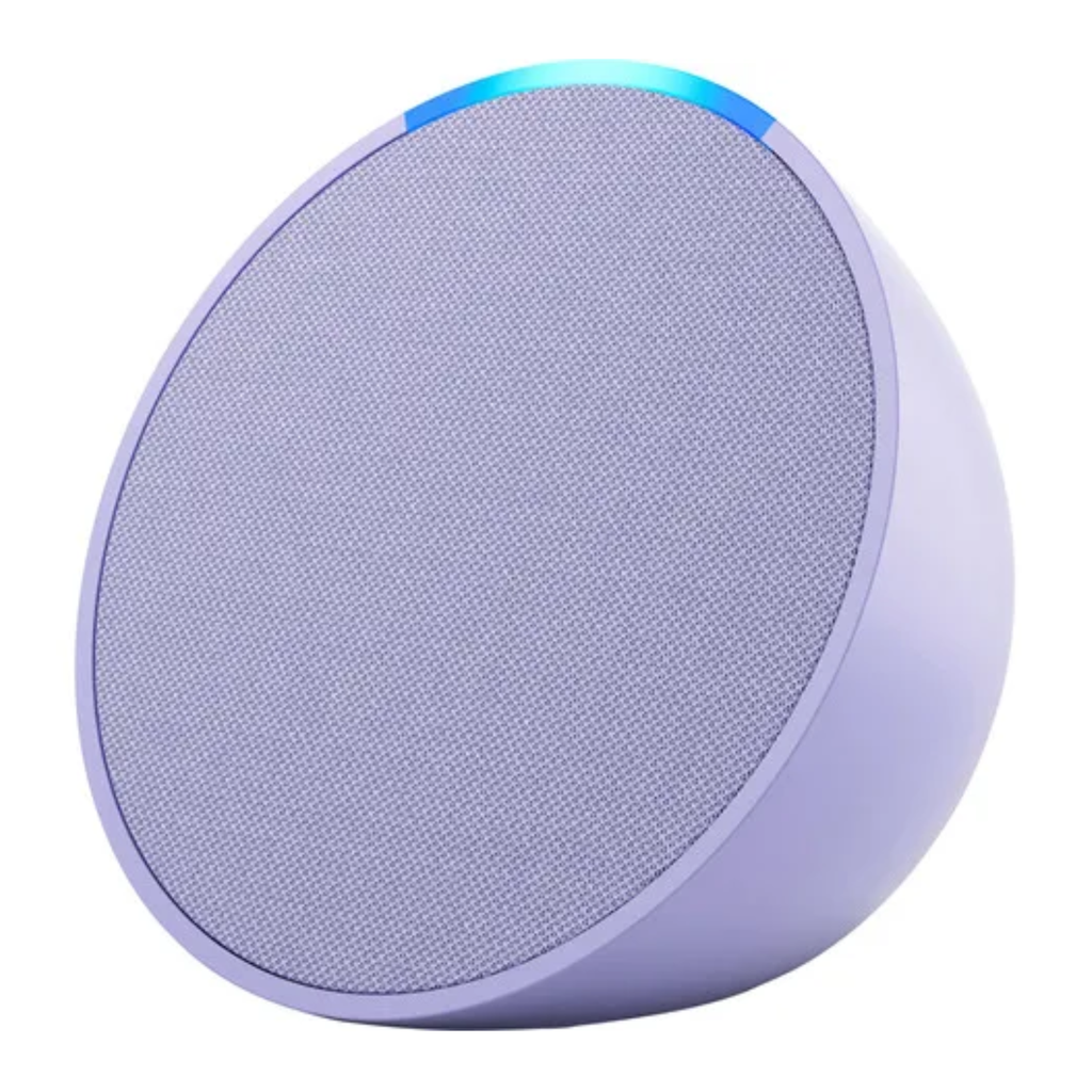 Amazon Echo Pop | Bocina inteligente y compacta con sonido definido y Alexa | Lavanda | UPC: 840080594804