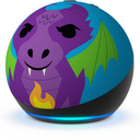 Amazon Echo Dot Kids 5th Gen (Fire Dragon) – Bocina Inteligente con Alexa, Control Parental, Audio Mejorado, Incluye 1 Año de Amazon Kids+ (UPC 840080543413)
