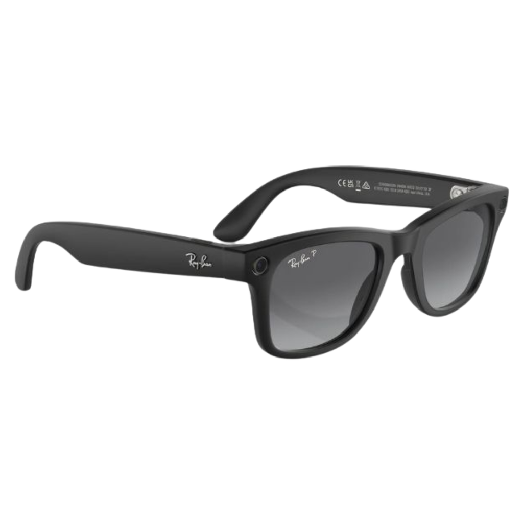 Gafas Inteligentes Ray-Ban Meta Wayfarer RW4006 Matte Black Lentes Polarizados