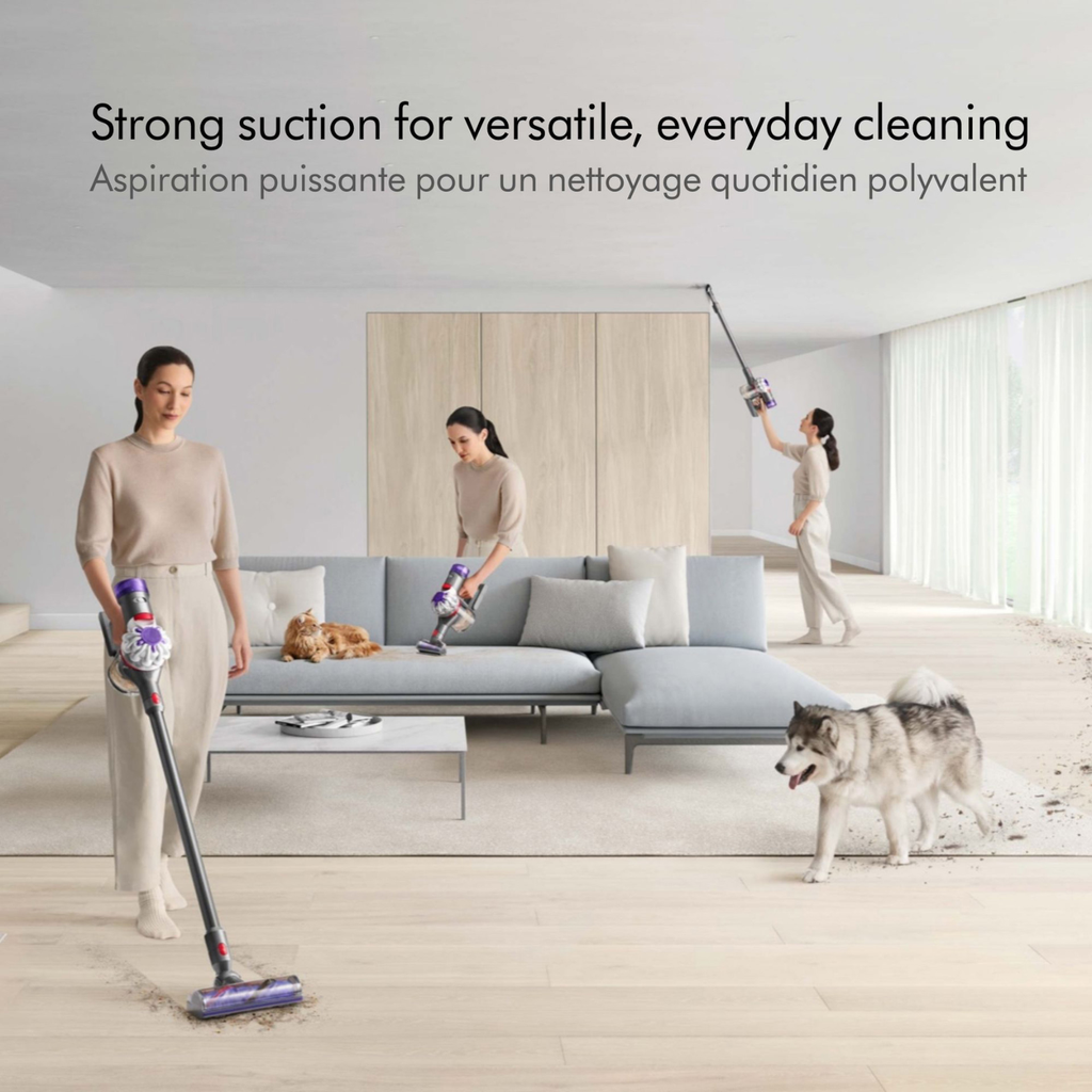 Aspiradora Dyson V8 Origin Cordless Stick Vacuum | Roja | Potencia de Succión Sin Cable | Hasta 40 Minutos | Nueva