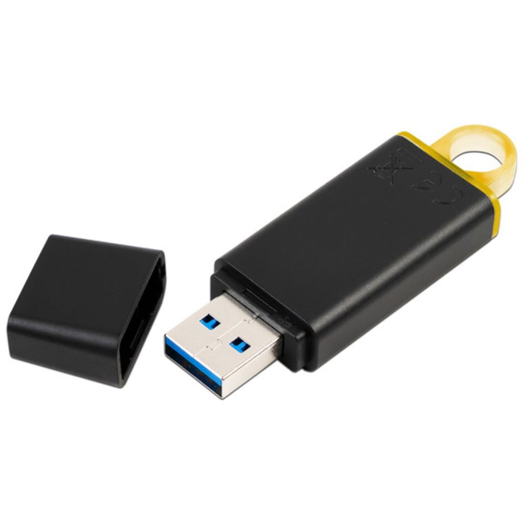 Kingston DataTraveler Exodia 128GB – USB 3.2 Gen 1, Memoria Flash de Alta Velocidad, Tapa Protectora y Diseño Portátil