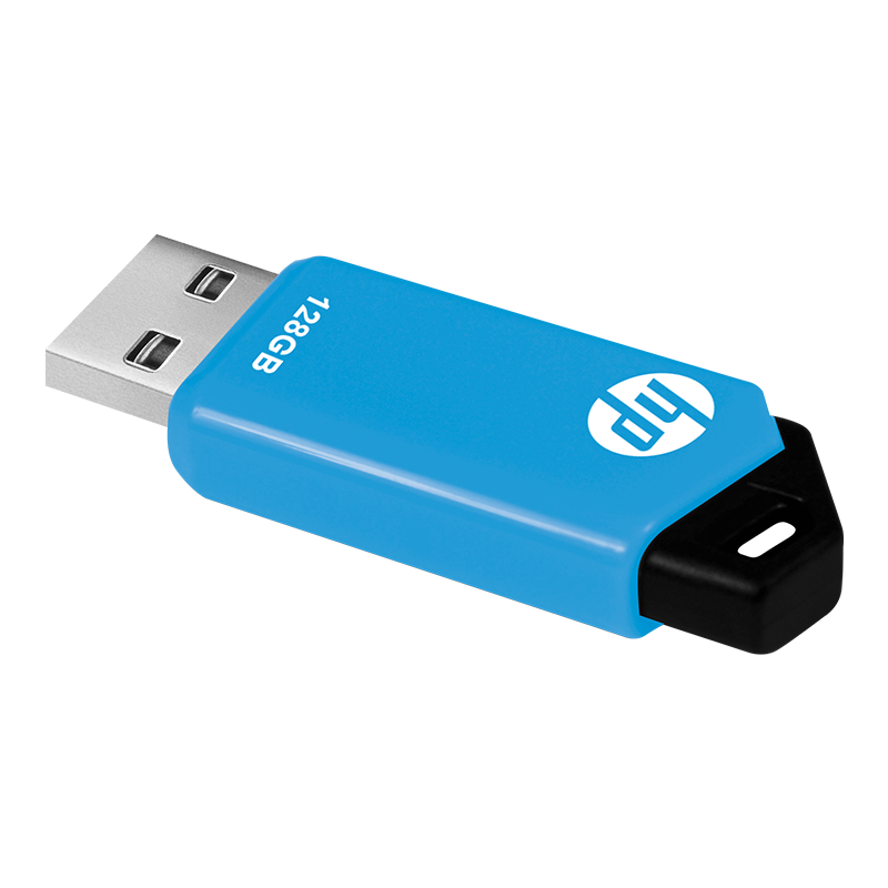  USB HP 128GB FLASH 2.0 AZUL CON GRIS P-FD128HPV150W-GE