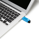  USB HP 128GB FLASH 2.0 AZUL CON GRIS P-FD128HPV150W-GE