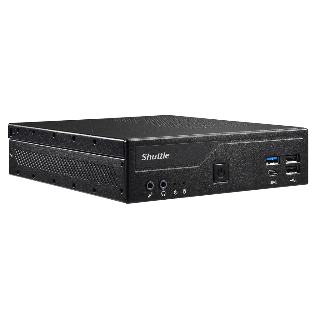 Mini PC Barebone Shuttle XPC Slim DH610S | Chipset Intel H610 | Soporta CPUs 12.ª y 13.ª Gen (LGA1700) | Sin RAM ni SSD | Doble Pantalla 4K | Profesional 24/7 | Nueva Sellada | Samara Online