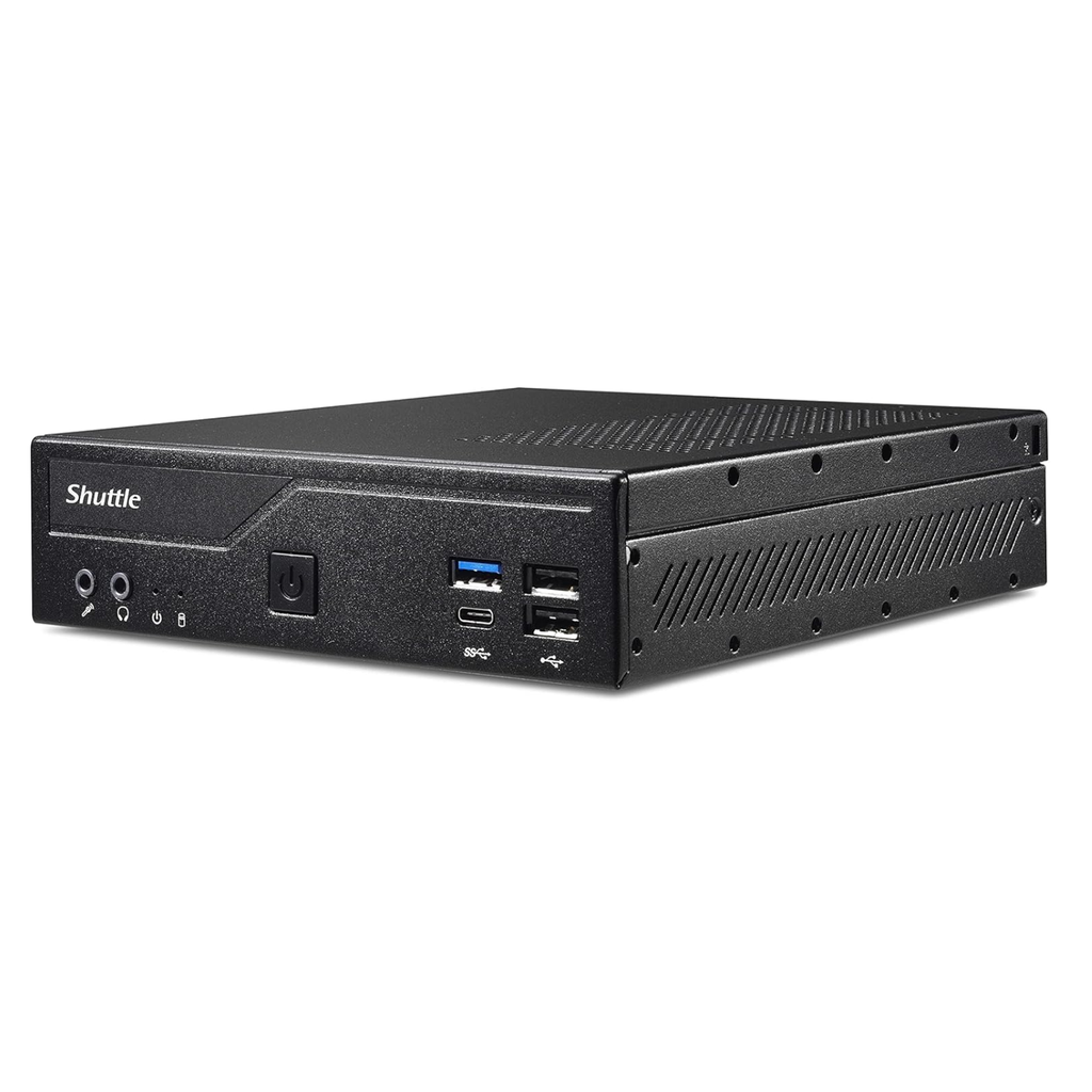 Mini PC Barebone Shuttle XPC Slim DH610S | Chipset Intel H610 | Soporta CPUs 12.ª y 13.ª Gen (LGA1700) | Sin RAM ni SSD | Doble Pantalla 4K | Profesional 24/7 | Nueva Sellada | Samara Online