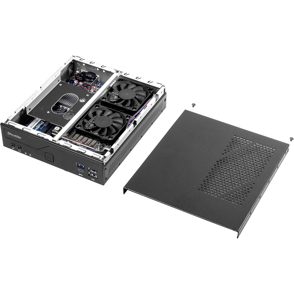 Mini PC Barebone Shuttle XPC Slim DH610S | Chipset Intel H610 | Soporta CPUs 12.ª y 13.ª Gen (LGA1700) | Sin RAM ni SSD | Doble Pantalla 4K | Profesional 24/7 | Nueva Sellada | Samara Online