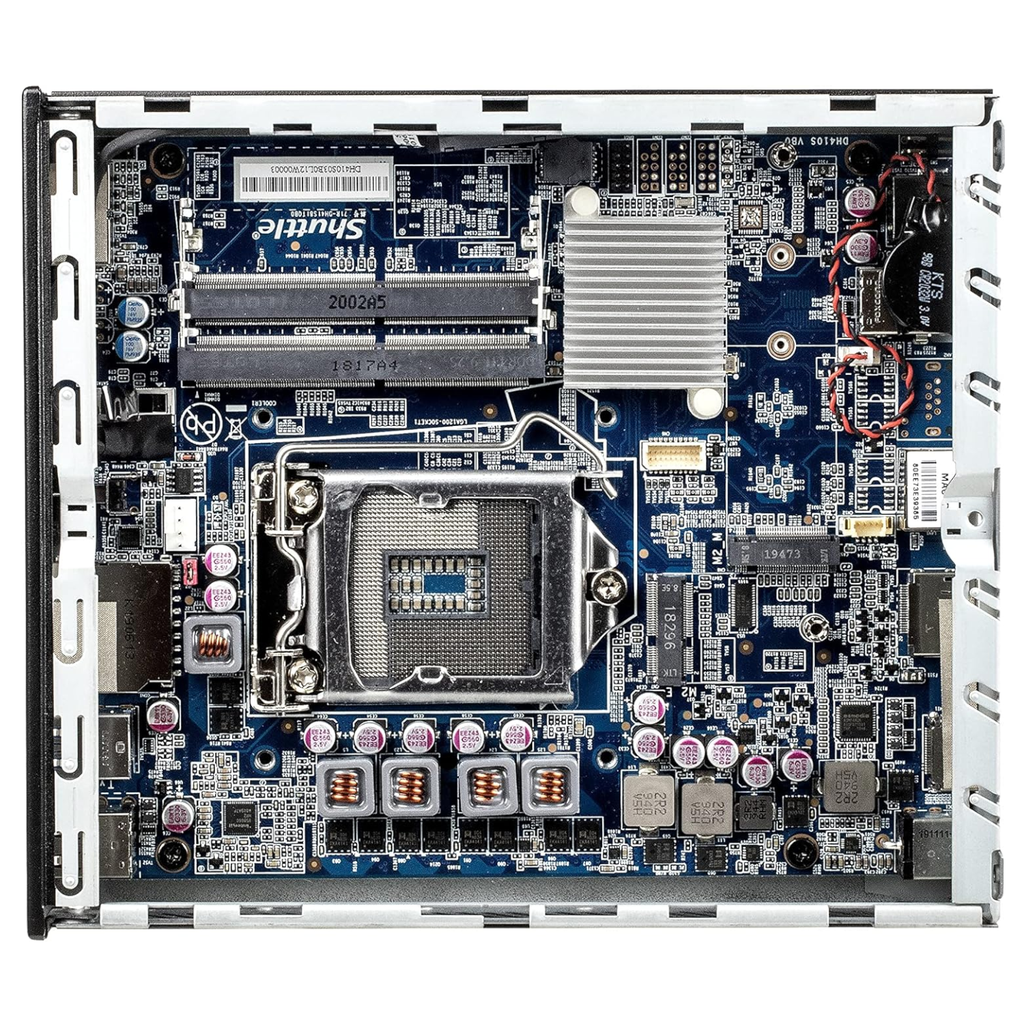 Mini PC Barebone Shuttle XPC Slim DH610S | Chipset Intel H610 | Soporta CPUs 12.ª y 13.ª Gen (LGA1700) | Sin RAM ni SSD | Doble Pantalla 4K | Profesional 24/7 | Nueva Sellada | Samara Online