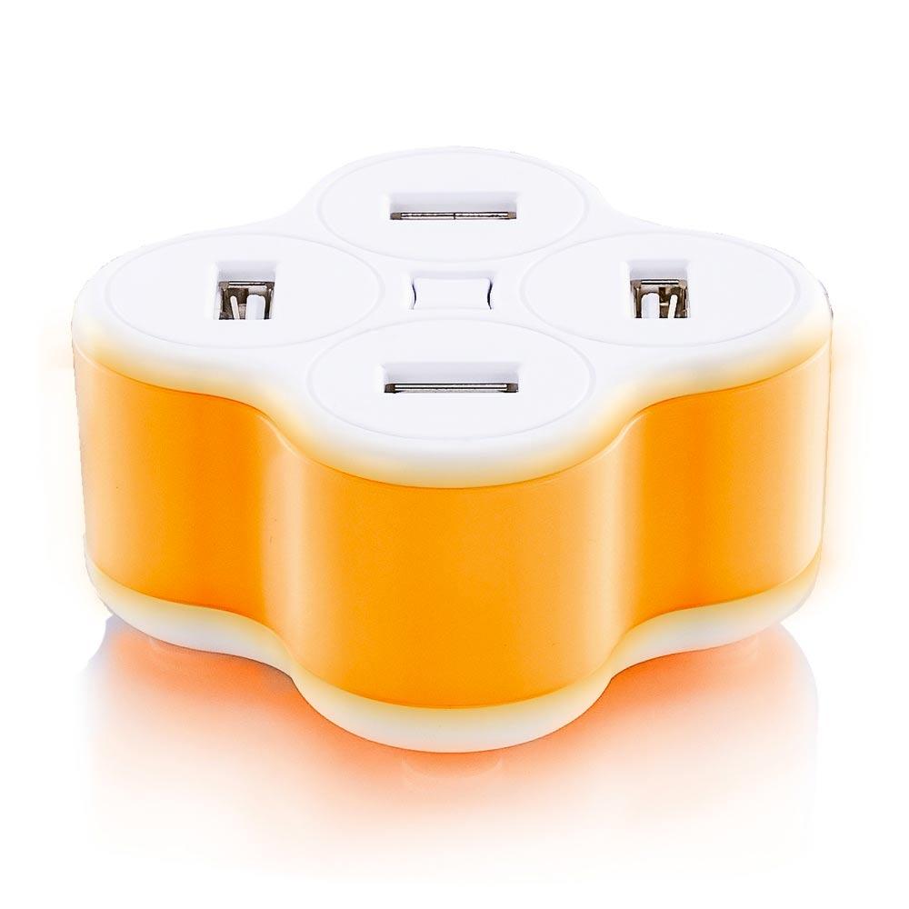 Cargador de Pared CyberPower TR14A42U, 5.25V, 4 Puertos USB 2.0 - Blanco