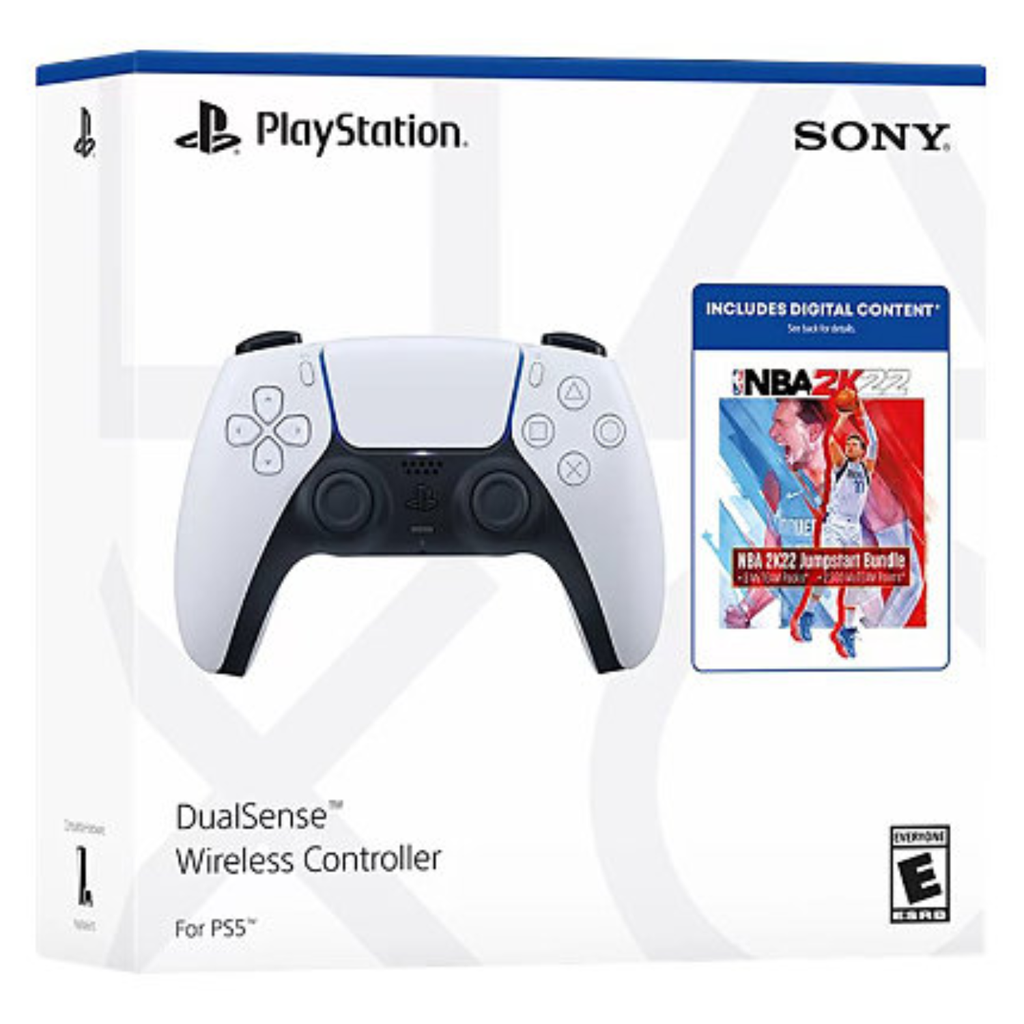 Sony PlayStation 5 DualSense Wireless Controller – Color White, Gatillos Adaptativos y Hápticos Avanzados – Nuevo