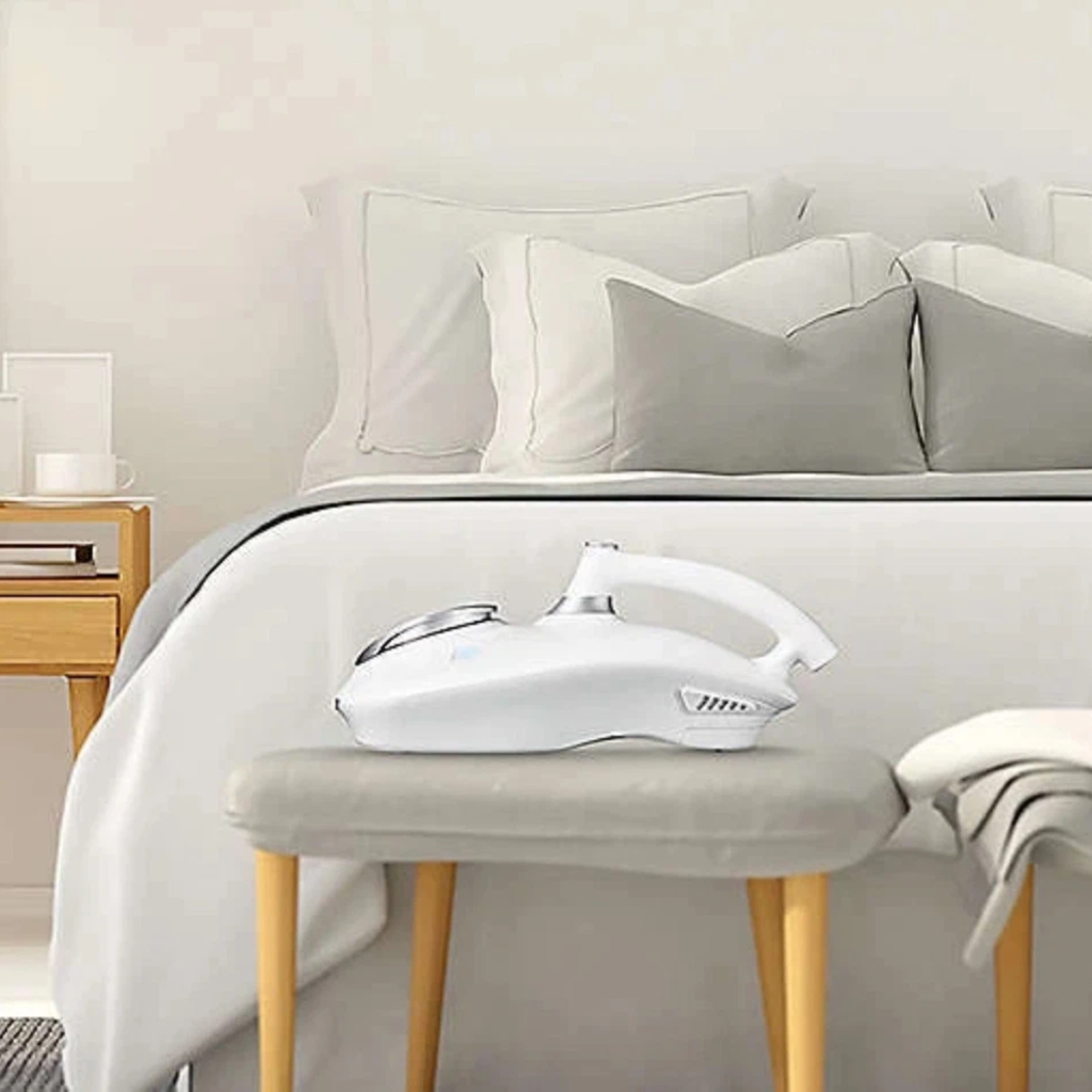 RAYCOP RN UV+ – Aspiradora de Mano Antialérgenos, Luz UV+, Eliminación de Ácaros y Bacterias, Color White