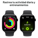 Apple Watch Series 11 GPS 46mm Negro Jet Banda Deportiva Negra S/M