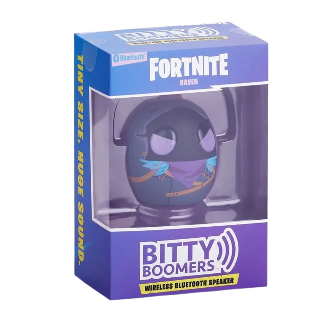 Bitty Boomer Fortnite Raven - Altavoz Bluetooth Ultraportátil, Edición Legendaria