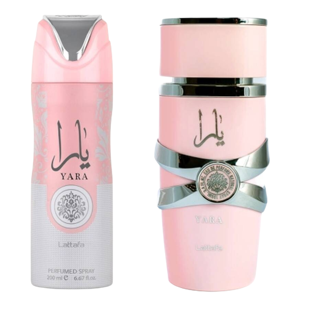 Set de Regalo Lattafa Yara para Mujer - EDP 100ml + Body Spray 200ml