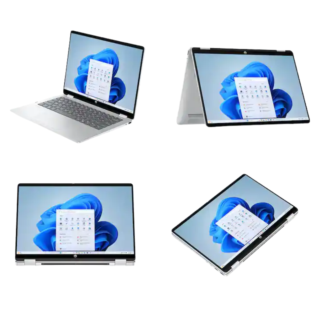 HP OmniBook 5 Flip 14" WUXGA Touch - Intel Core 7 150U, 16GB RAM, 512GB SSD, Glacier Silver