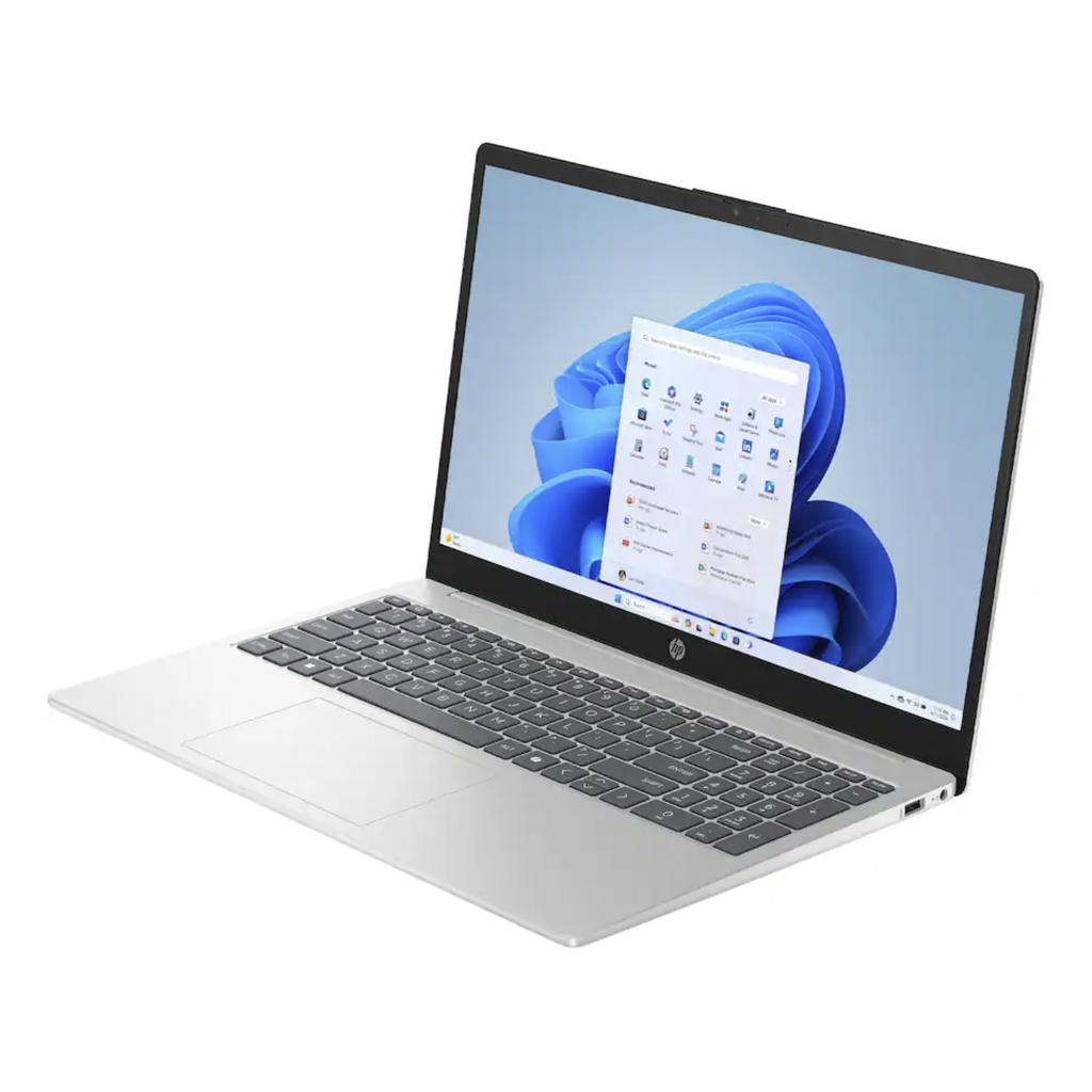 Laptop HP 15.6" Táctil - AMD Ryzen 5-7520U, 8GB RAM, 512GB SSD, Natural Silver