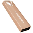 Memoria USB 32GB Hyundai Bravo Deluxe | Rose Gold | Cuerpo Metálico | USB 2.0 High Speed | Resistente y Elegante | Nuevo Sellado | Para Llaveros, Laptop y Regalos