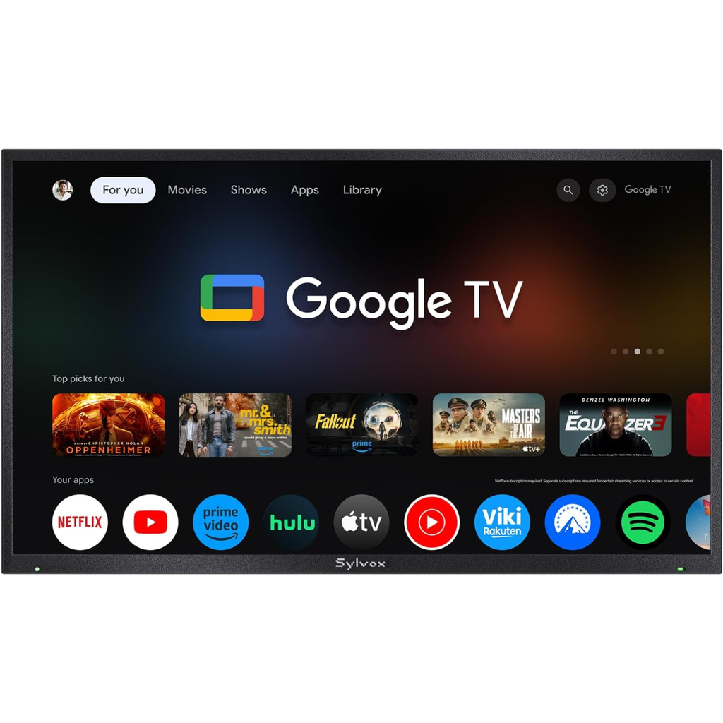 Pool Pro 2.0 55" QLED Full Sun Outdoor TV – 4K UHD, 2000 nits Ultra Bright, Smart Google TV, Waterproof – Modelo OQ55A2KHGF