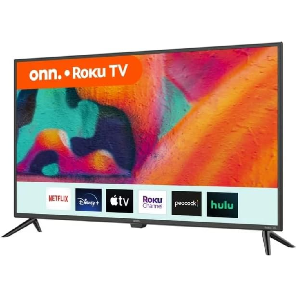 Onn 43" Smart TV FHD 1080p LED – Roku TV Integrado, Wi-Fi, Diseño Delgado – Refurbished 100133209