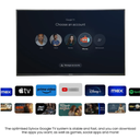 Patio 43" Outdoor TV OT43B1KHGB – Pantalla para Exteriores Partial Sun, 700 nits, Google TV, Resistente al Clima – Nuevo