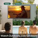 Patio 43" Outdoor TV OT43B1KHGB – Pantalla para Exteriores Partial Sun, 700 nits, Google TV, Resistente al Clima – Nuevo