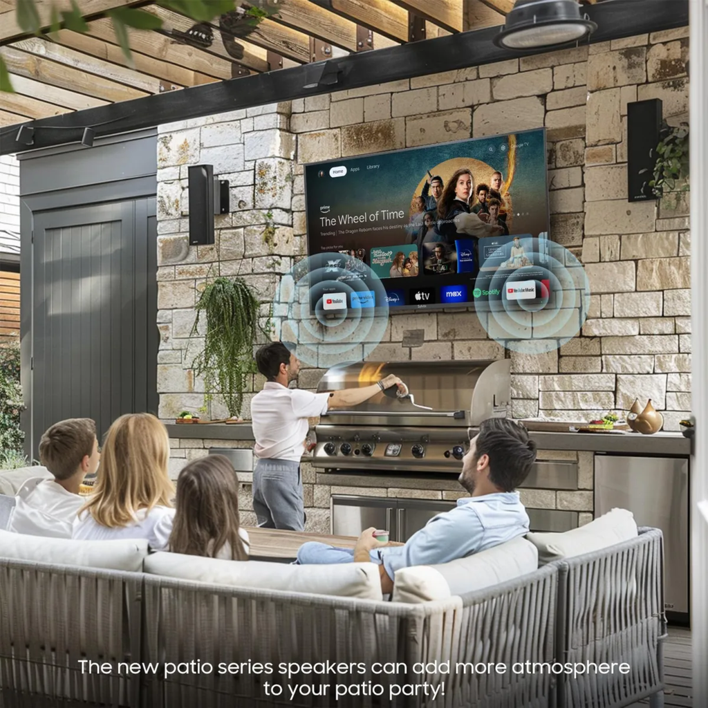 Patio 65" Partial Sun Outdoor TV – 4K UHD, 700 nits, Google TV, Clima Resistente, Ideal para Terraza y Patio – Modelo OT65B1KHGB