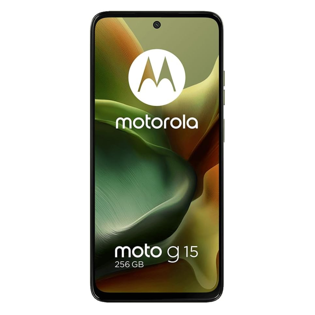 Smartphone Motorola Moto G15 - 256GB / 4GB RAM, Pantalla 6.5" 90Hz, Verde (Jade)