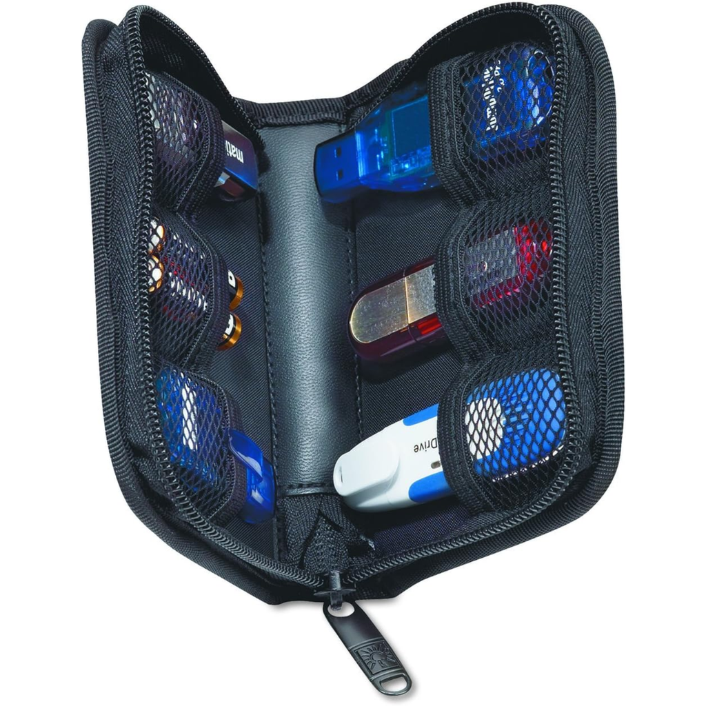 Estuche Organizador Case Logic by Thule | para 6 Memorias USB | Ref. JDS-6 BLACK | Negro | Neopreno Protector | Nuevo Original | El mejor organizador para TI y Fotografía