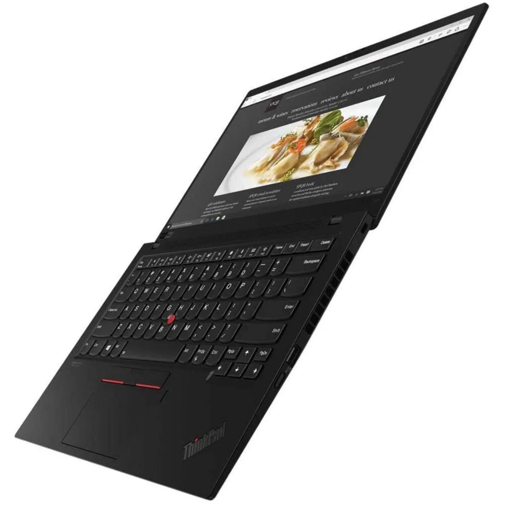 Ultrabook LENOVO ThinkPad X1 Carbon 7th Gen | Pantalla 2K (2560x1440) | Intel Core i5-8365U | 8GB RAM | 256GB SSD NVMe | Win 11 Pro - Fibra de Carbono