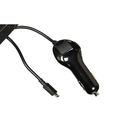 Cargador de Carro Xentris 2A Dual Micro USB Negro - Compacto y Seguro