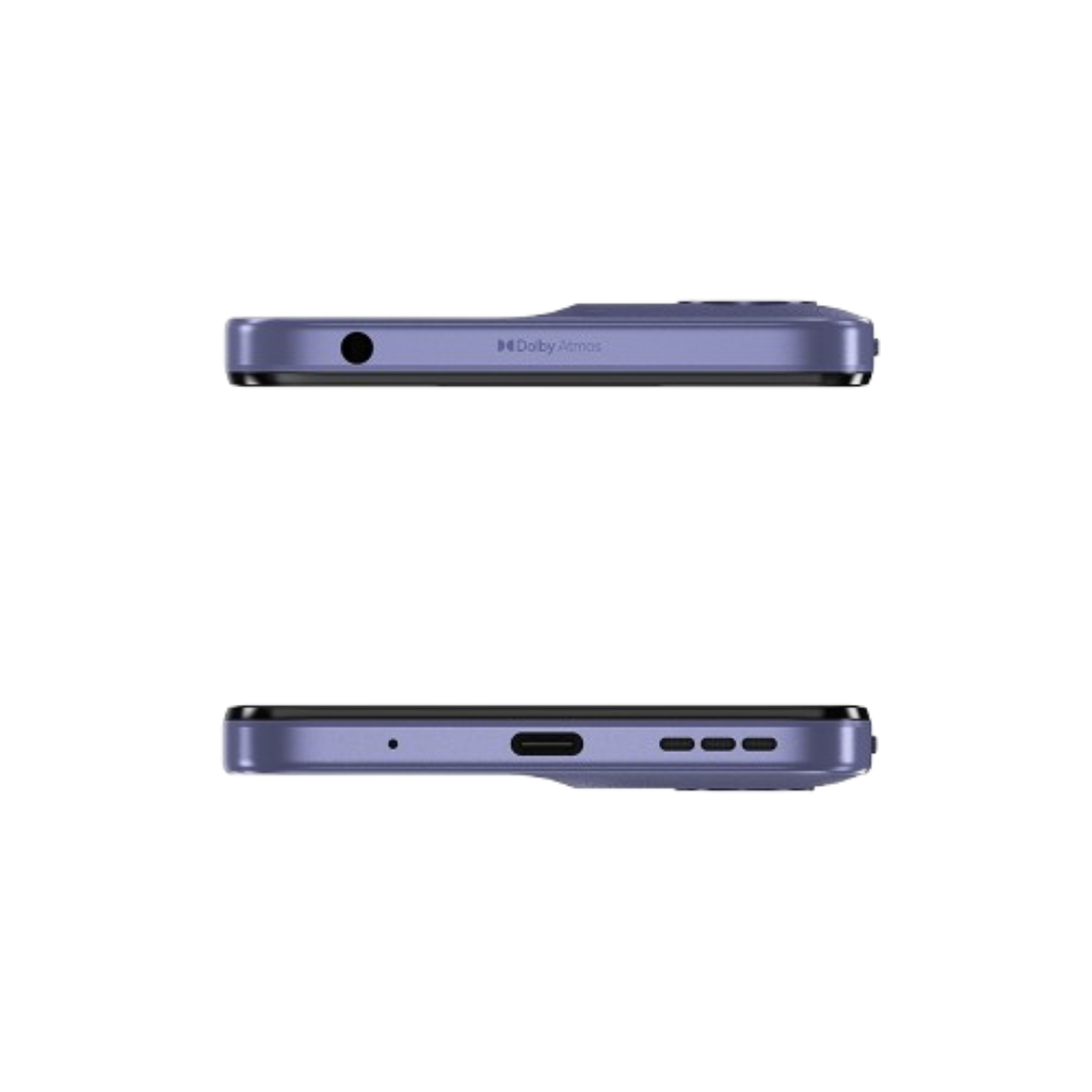 Motorola Moto E15 Morado – Smartphone 2GB RAM, 64GB, Pantalla 6.5″ HD+, LTE, Dual SIM, Batería de larga duración
