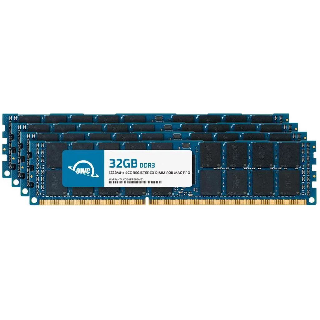 OWC Kit de Memoria 128GB (4×32GB) DDR3 1333MHz PC3-10600 – SDRAM para Workstations y Mac Pro (Nuevo)