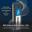 OWC Kit de Memoria 128GB (4×32GB) DDR3 1333MHz PC3-10600 – SDRAM para Workstations y Mac Pro (Nuevo)